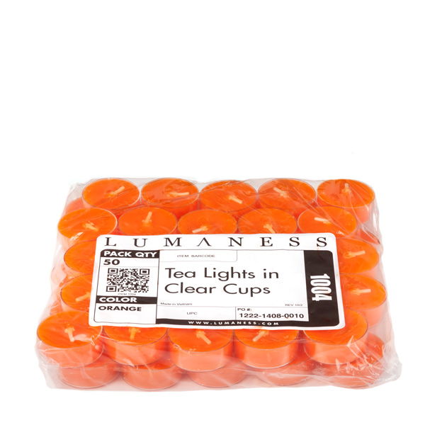 Orange Tea Lights