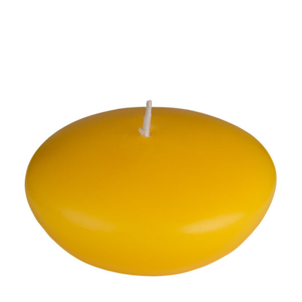 3 Inch Yellow Floating Candles