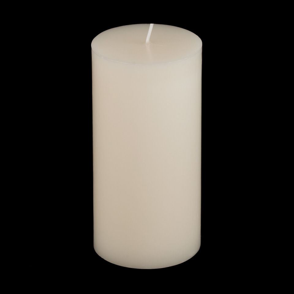 3x6 Ivory Pillar Candle