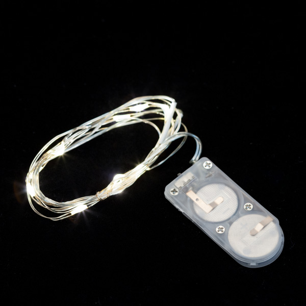 10 Micro LED Warm White Submersible String Light