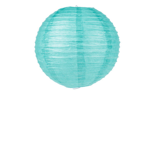 12 Inch Tiffany Blue Paper Lantern