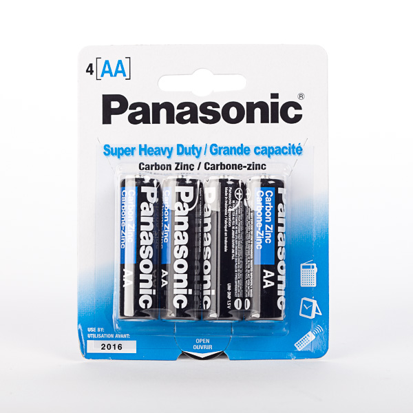 AA Super Heavy Duty Batteries Brand Name Battery