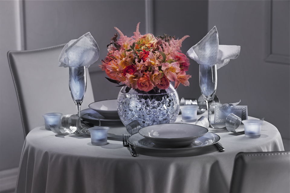 DIY White Wedding Centerpieces