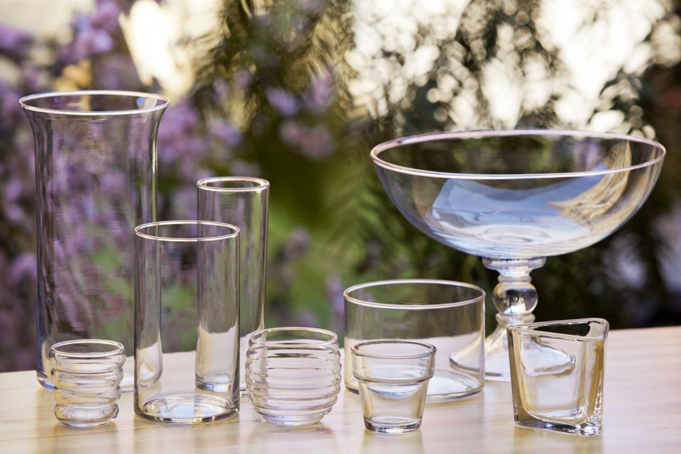 Glass Candle Holders and Vases