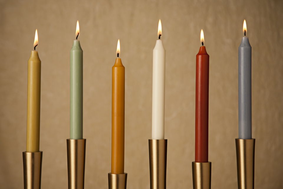 Formal Candles in Different Colors