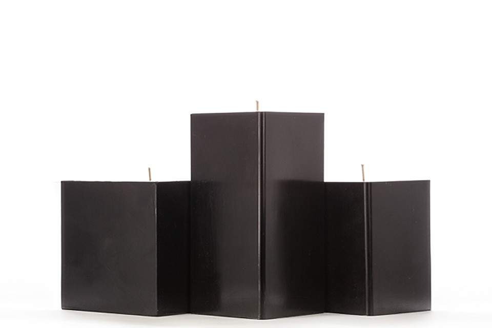 Black Pillar Candles