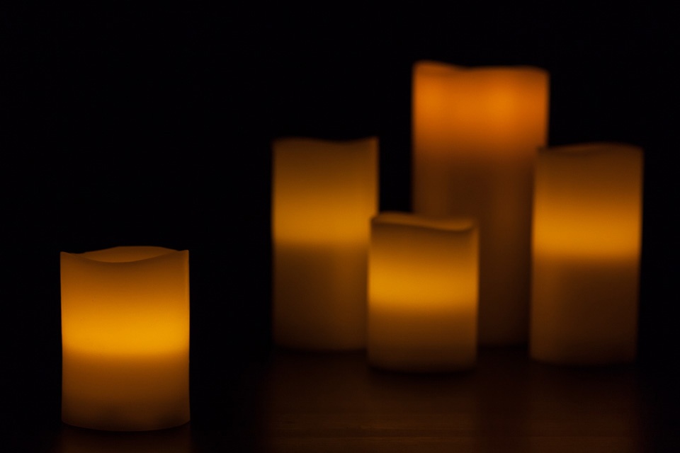 Battery Pillar Candles