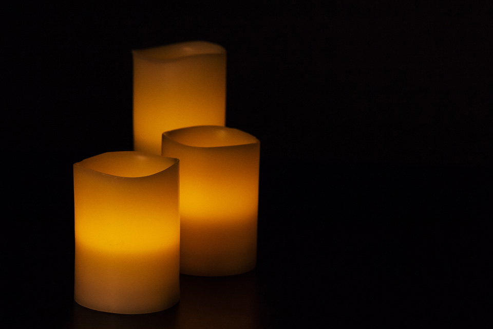 Battery Pillar Candles