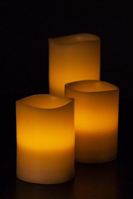Battery Pillar Candles