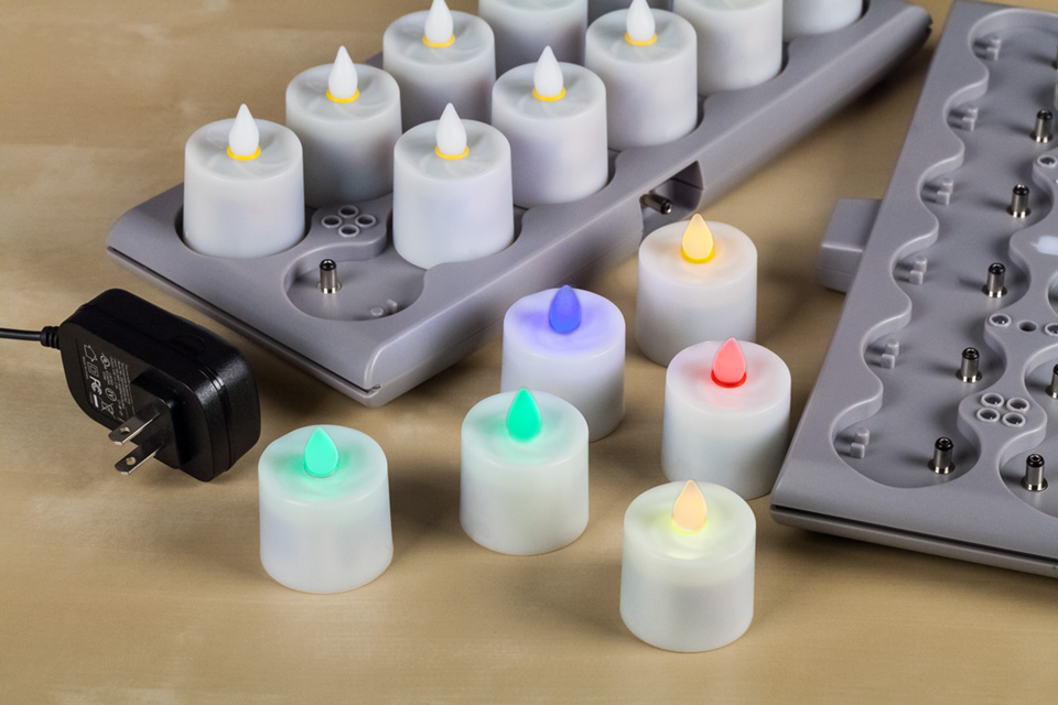 Rechargeable Battery Candles