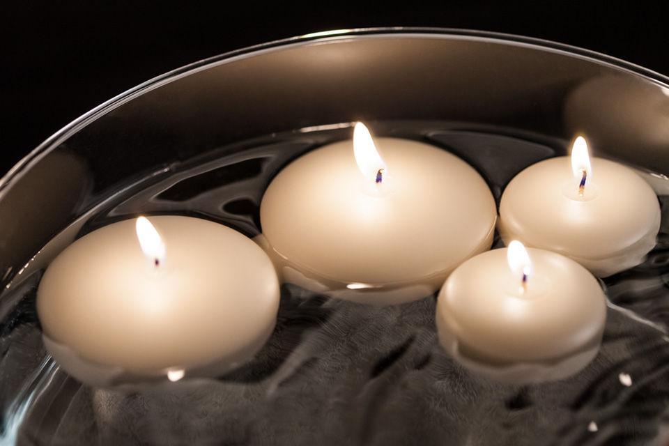 Ivory Floating Candles