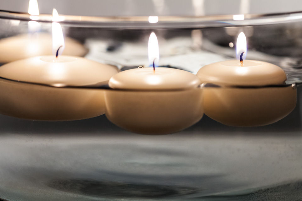 Ivory Floating Candles