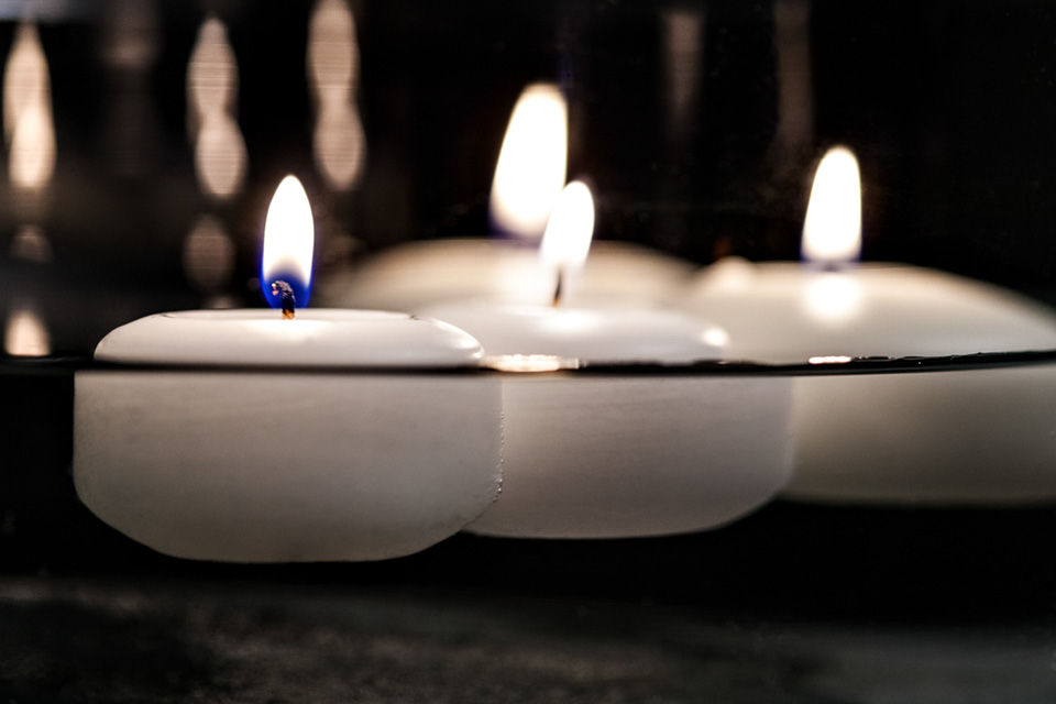 White Floating Candles