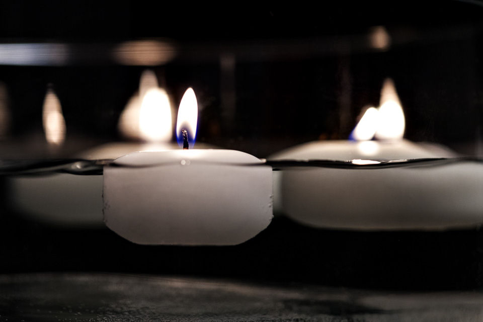 White Floating Candles