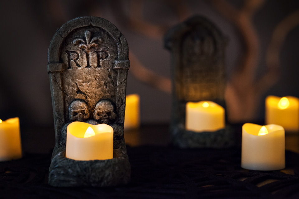 Halloween Battery Operated LED Votive Candles