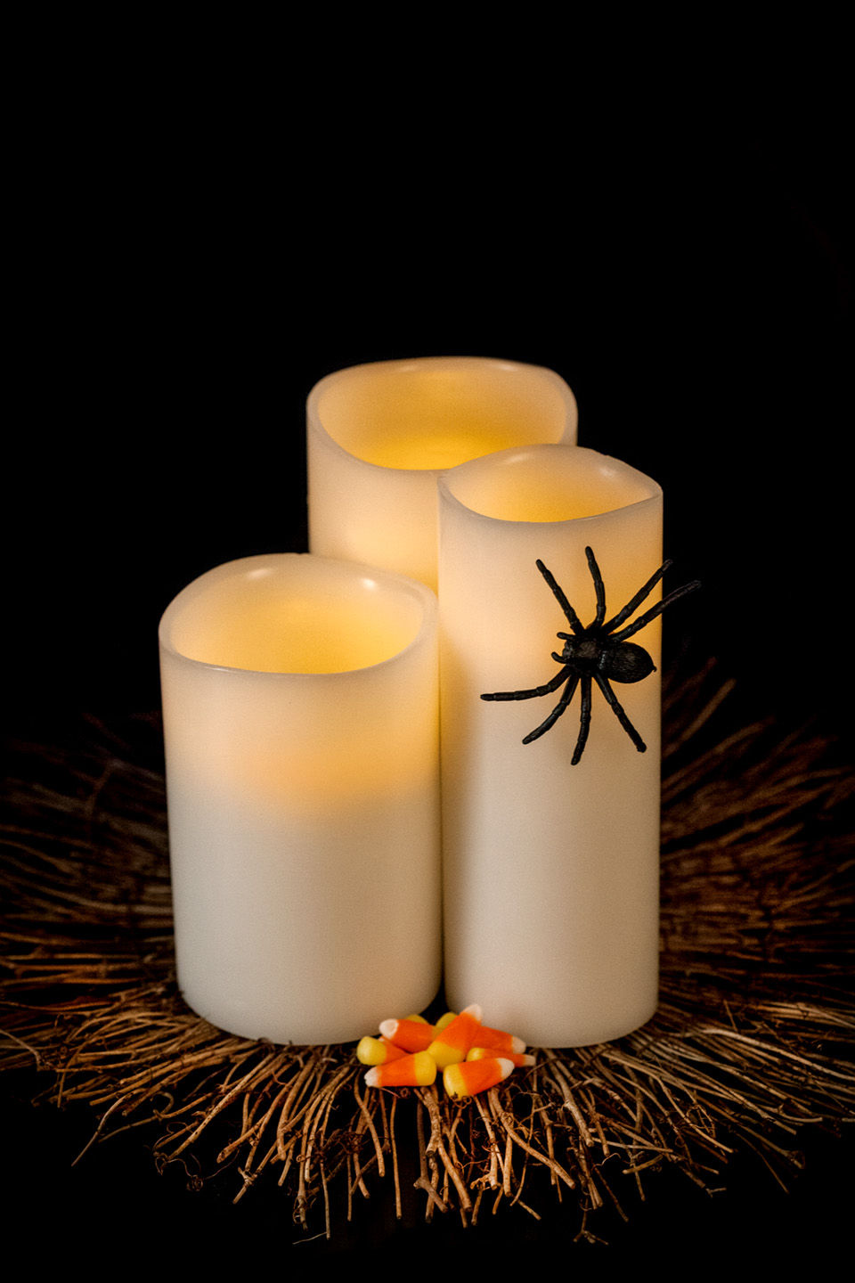 Halloween Pillar Candles
