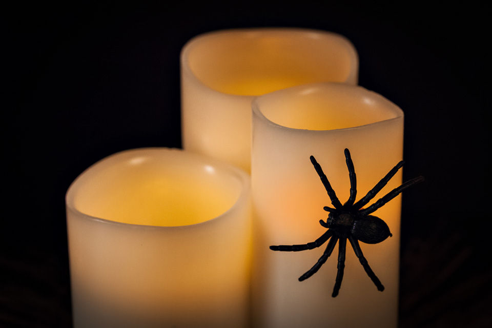 Halloween Pillar Candles