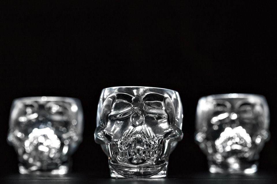 Skull Glass Cups