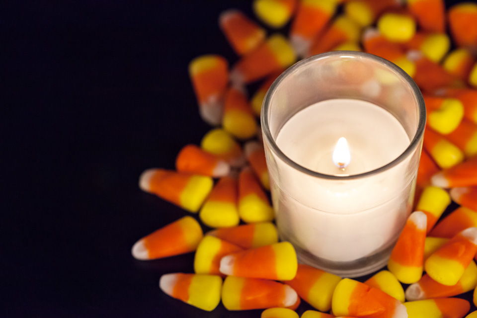 Votive Candles in Votive Glass Holders