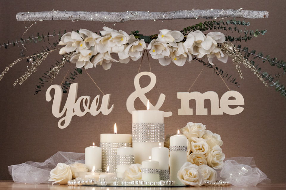 Classical Wedding Centerpiece Idea