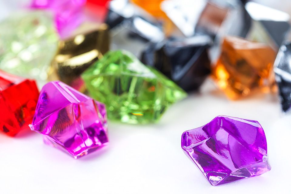 Colored Fake Ice Gems