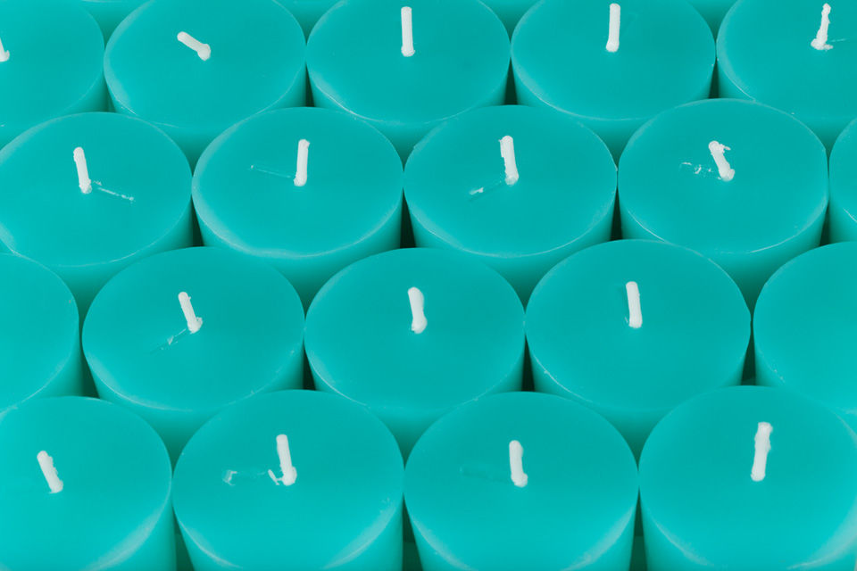 Turquoise Votives