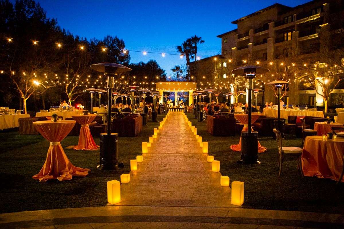 Light Up The Aisle with Vessel Luminaries