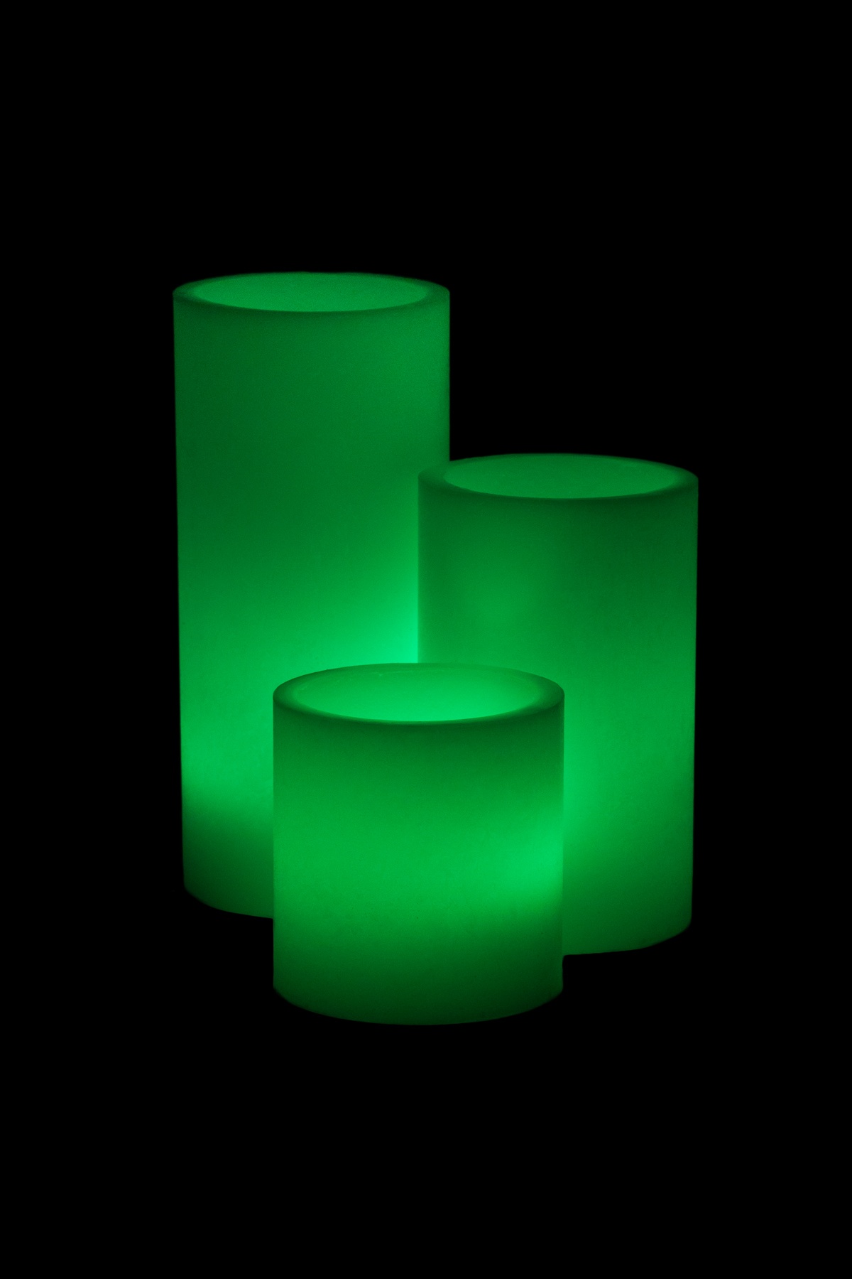 Vessel Luminaries with Battery Candles