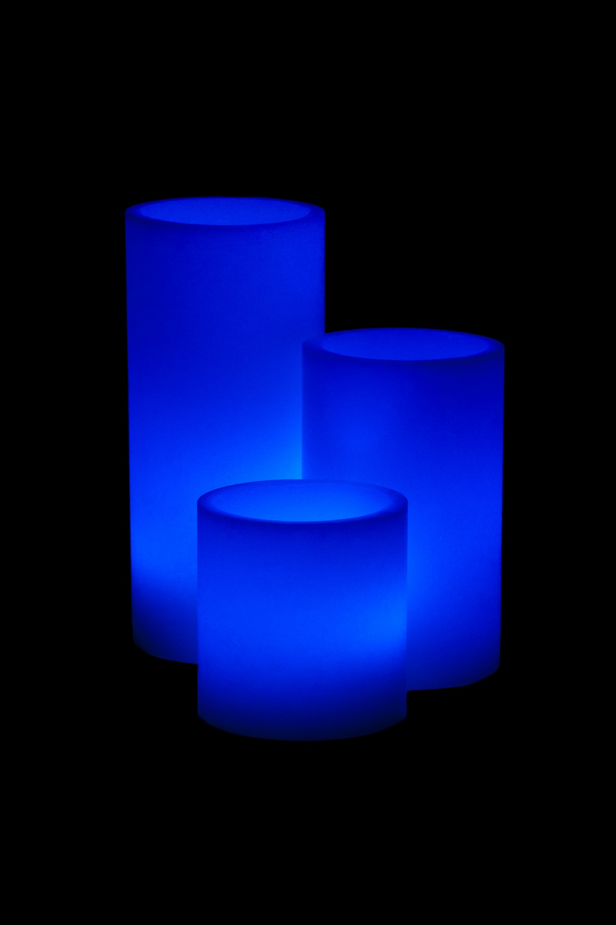Vessel Luminaries with Battery Candles