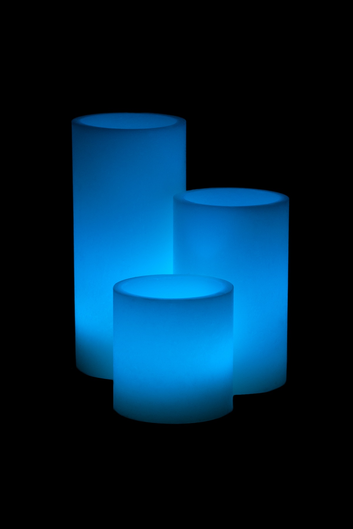 Vessel Luminaries with Battery Candles