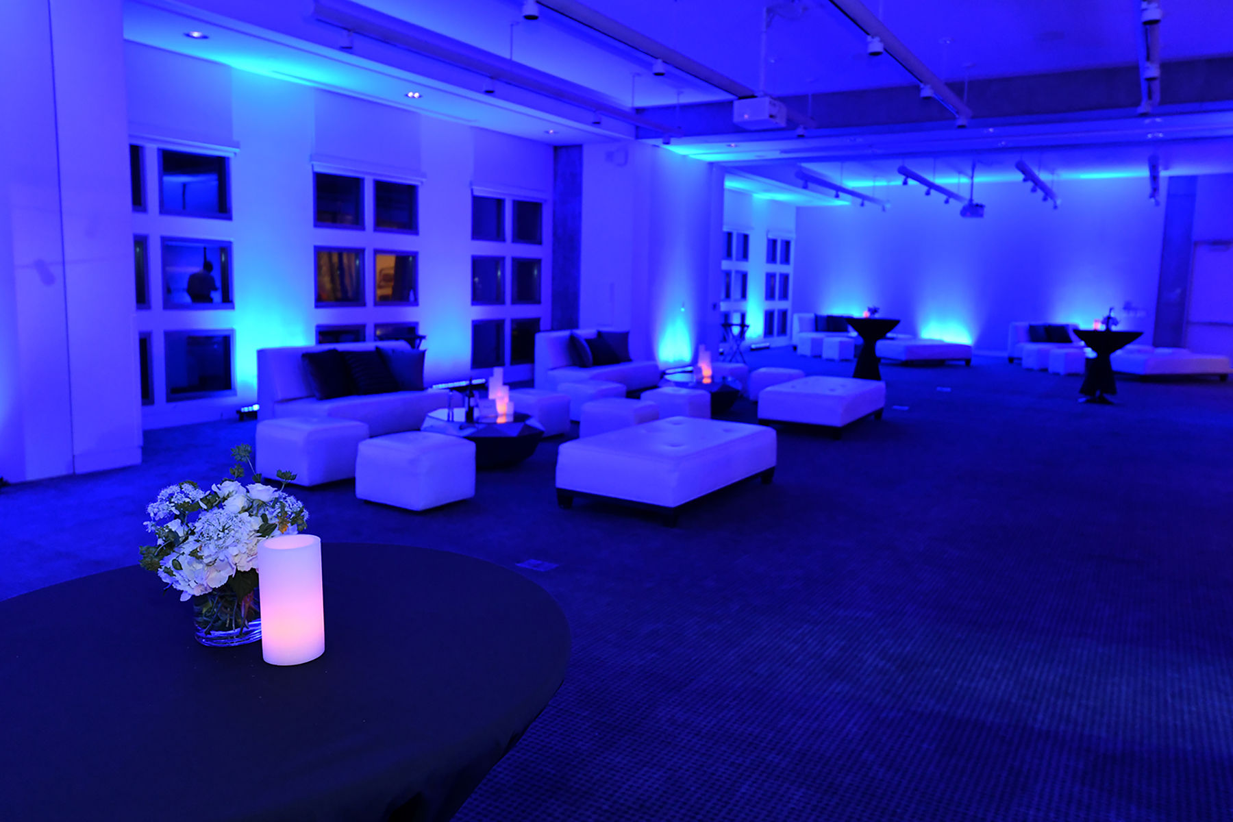 TOI VIP Press Room with Wax Luminaries