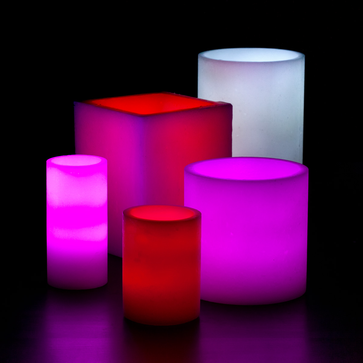 Candyland Wax Luminaries