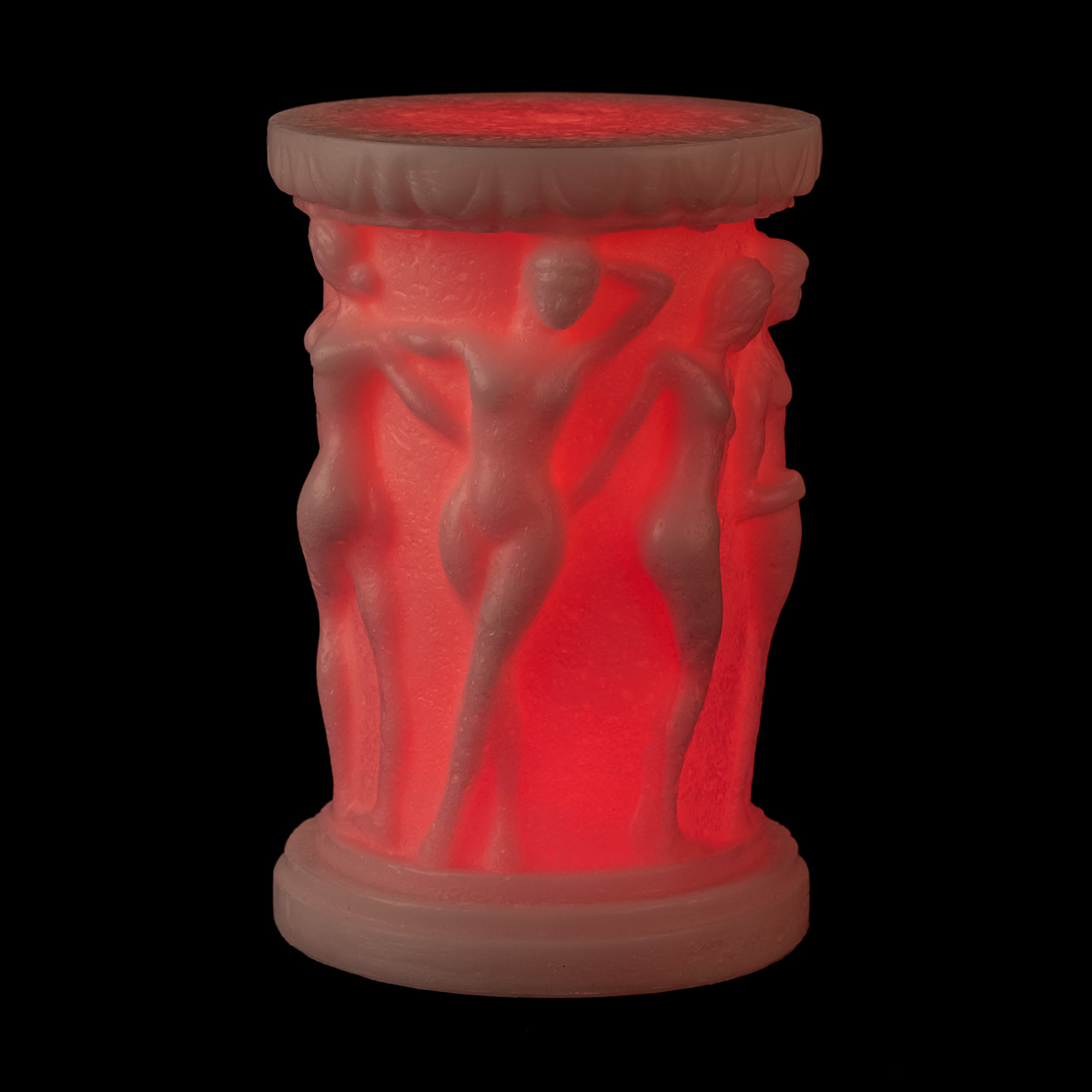 Wax Luminary Art - Goddess of Love Pillars