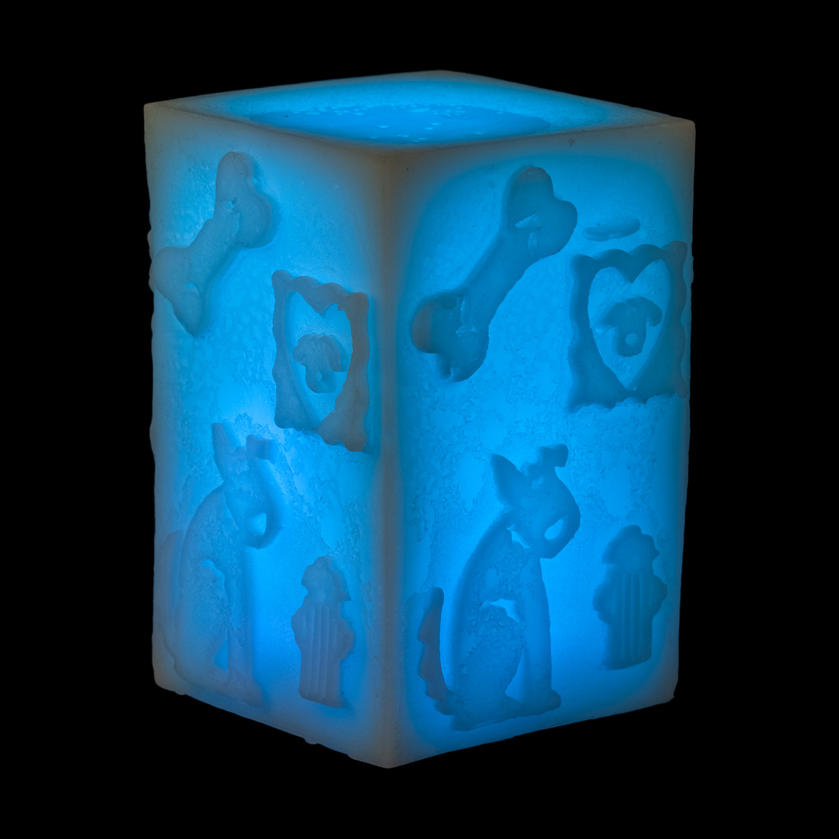 Wax Luminary Art - Doggy Candle
