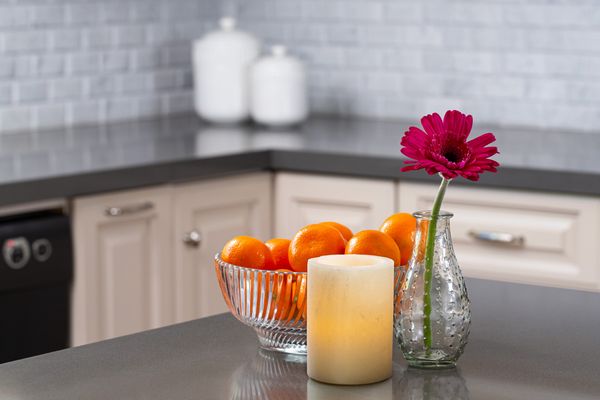 G5 Flameless Square Pillar Candles - Fresh Kitchen Decor