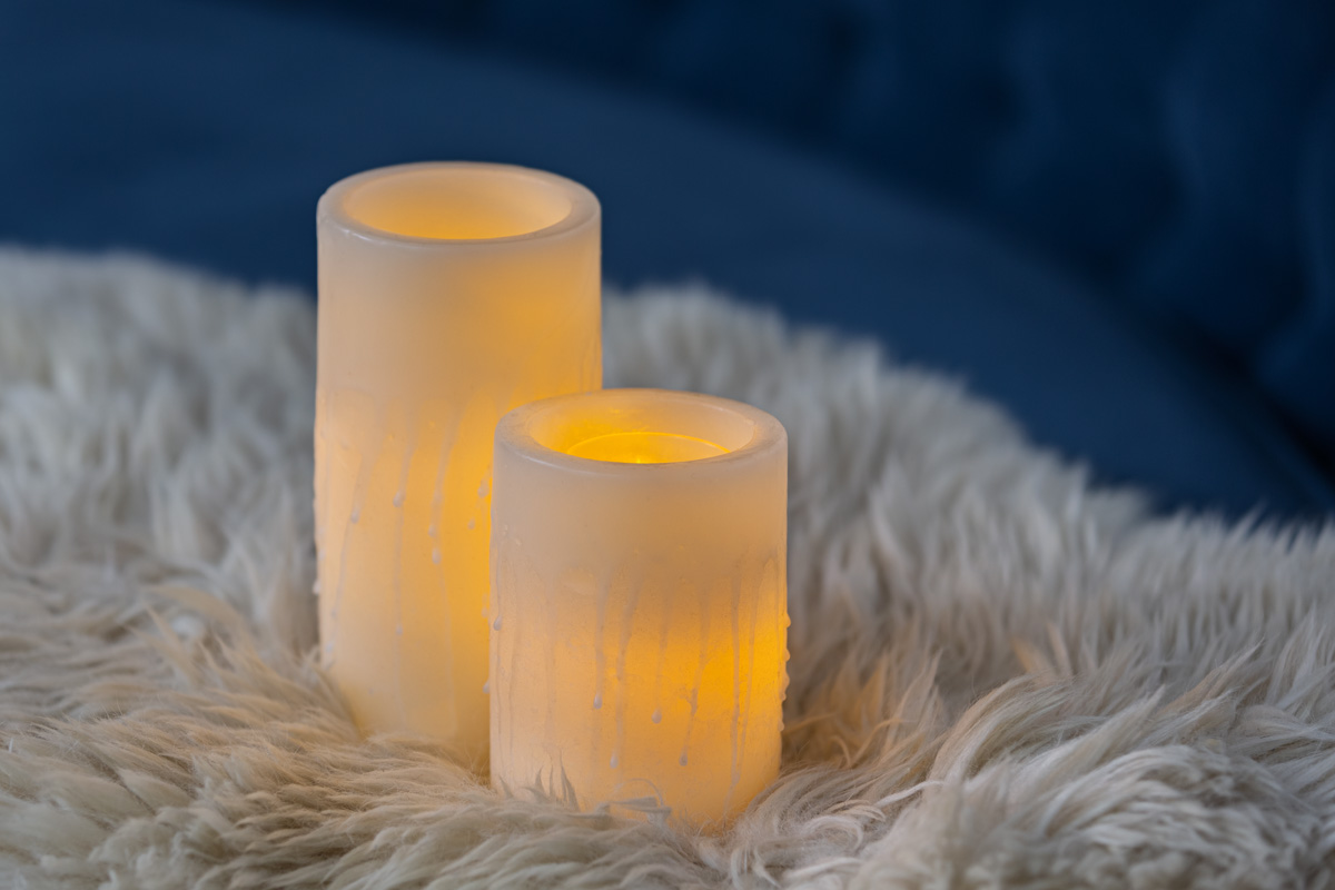 G5 Flameless Pillars Shag Inspiration