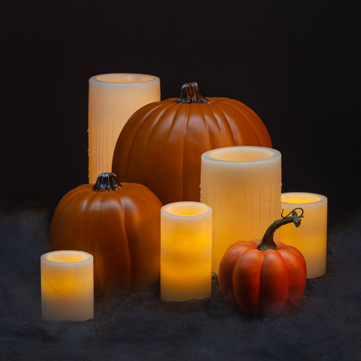Spooky Halloween Pumpkins with G5 Flameless
