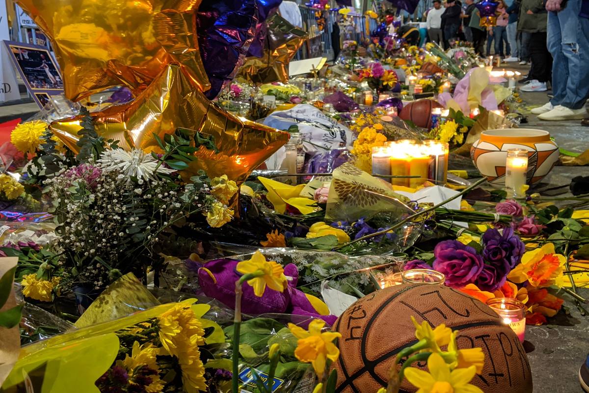 Kobe Tribute Staples Center Los Angeles