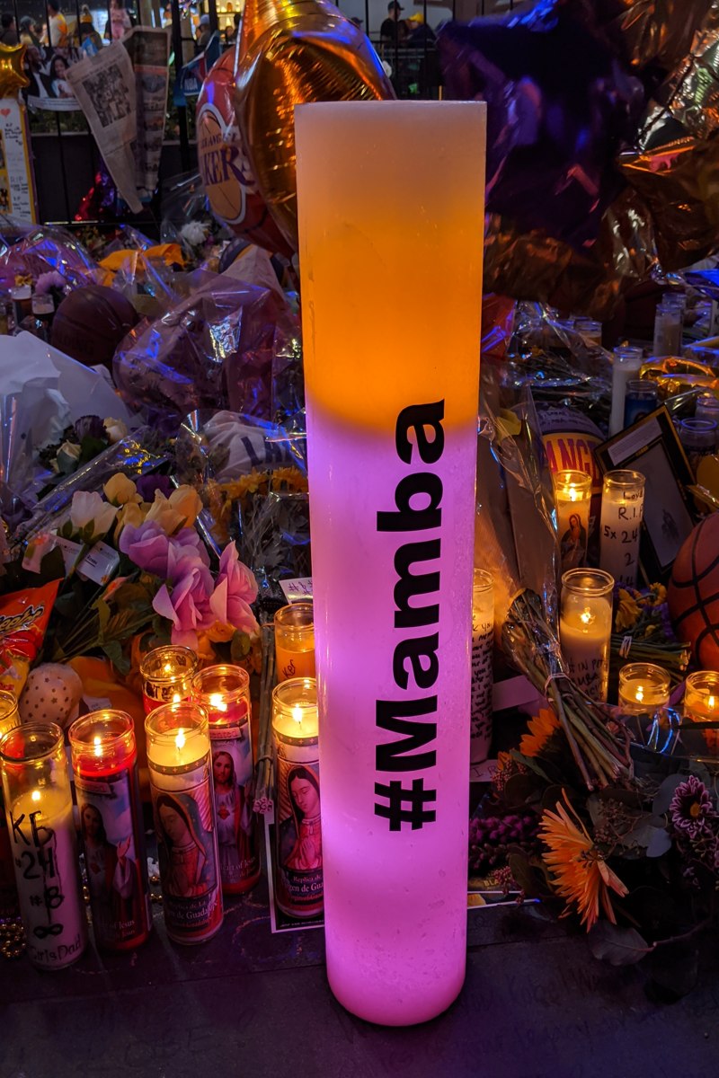 Kobe Tribute Candle - Mamba