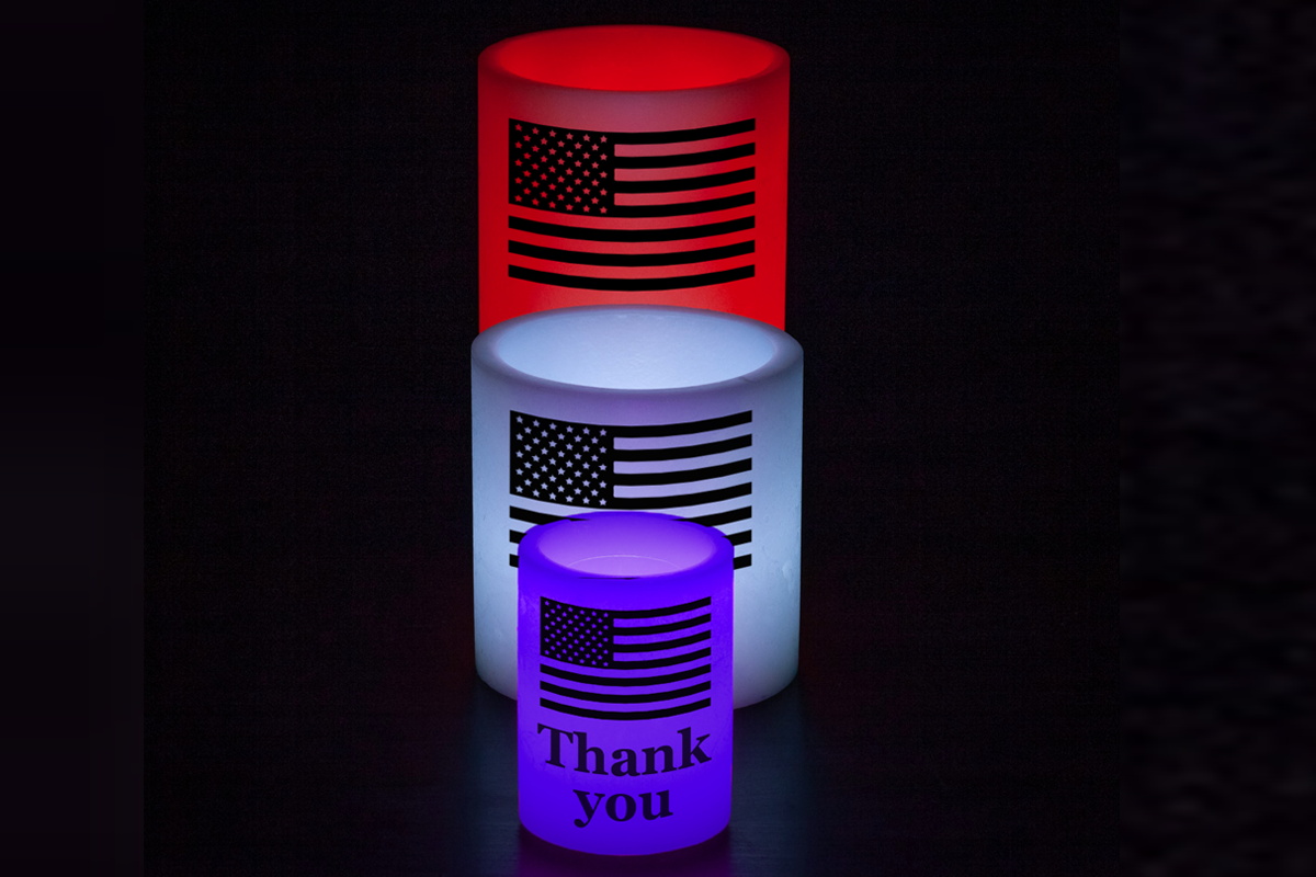 Memorial Day Candles - Giving Thanks