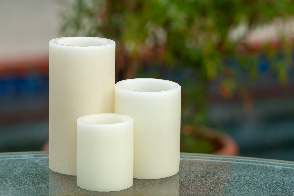 Wax Luminary Decor