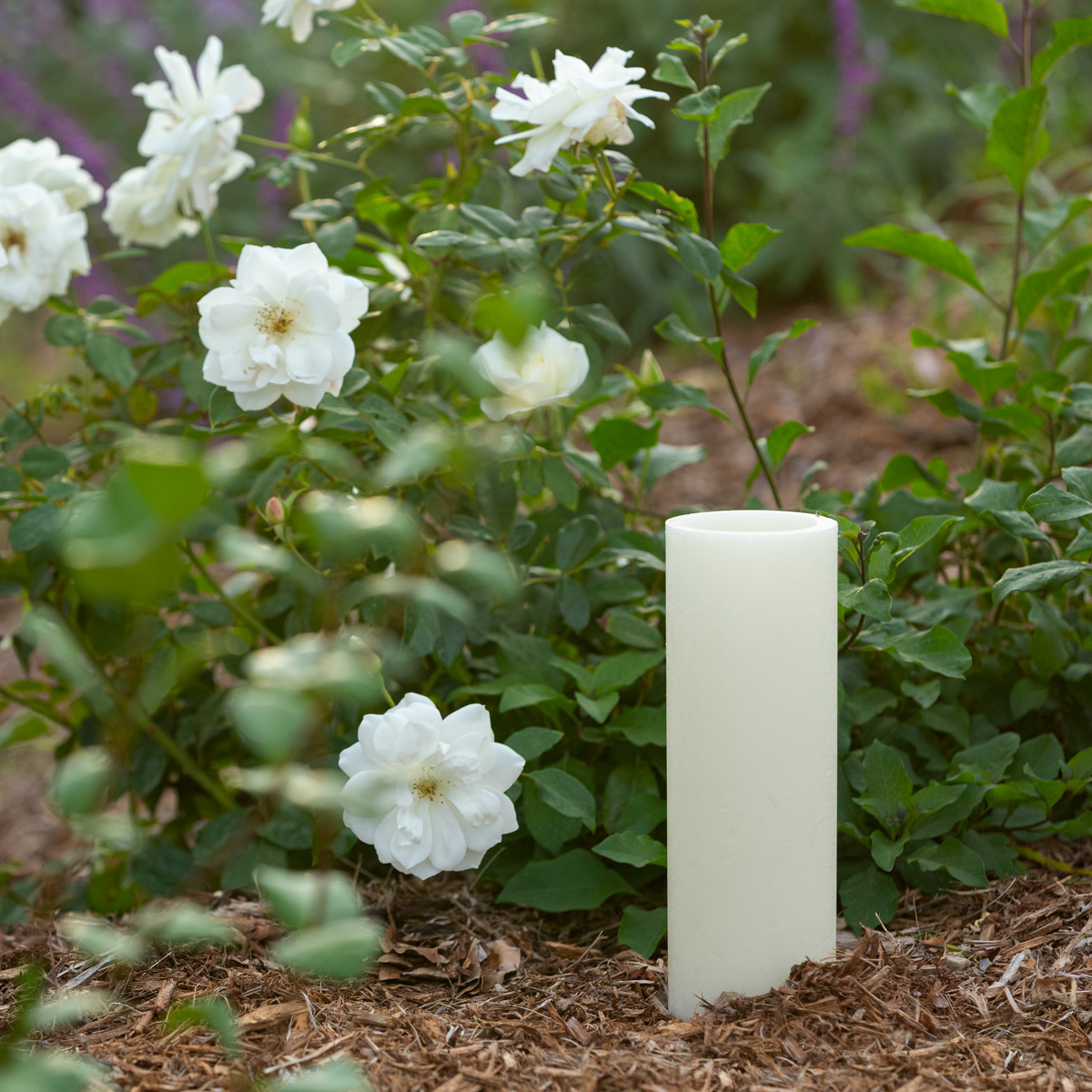 Flameless Wax Luminaries Garden Event Decor