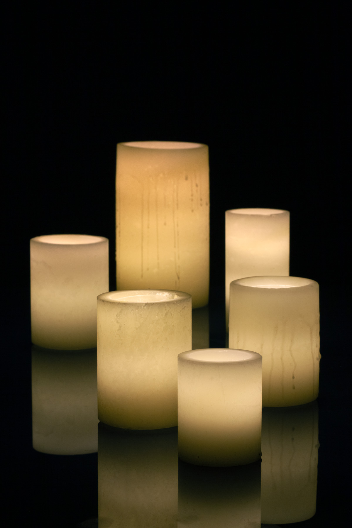 Flameless Candle Cluster - Flexible Solution - 1 Set Many Combinations