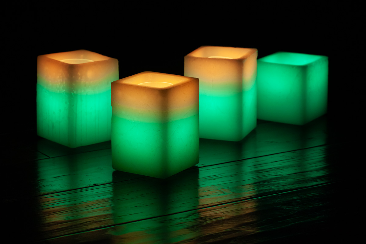 St. Patrick's Gold Pot Flameless Candles
