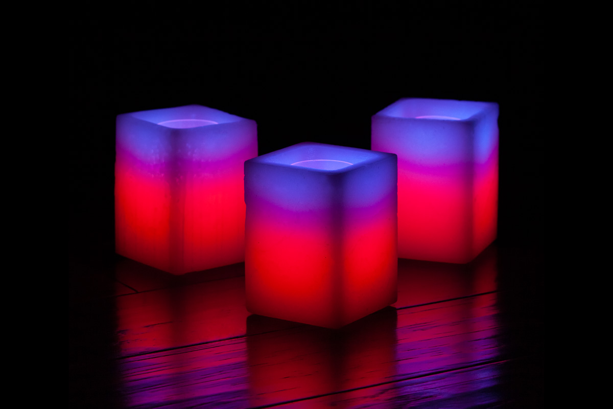 Devils Punch Bowl Flameless Candle Set