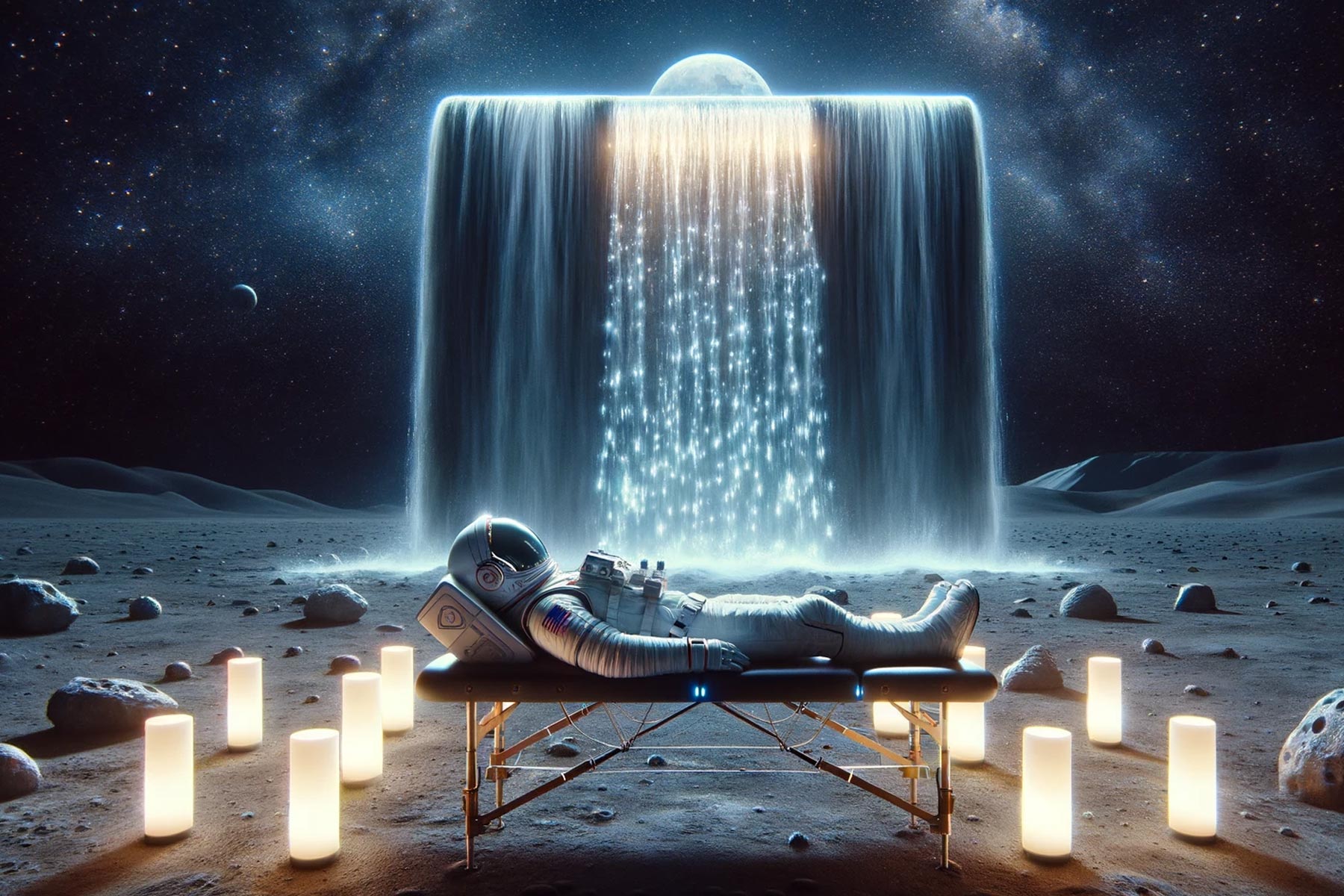 Cosmic Waterfall Spa Retreat