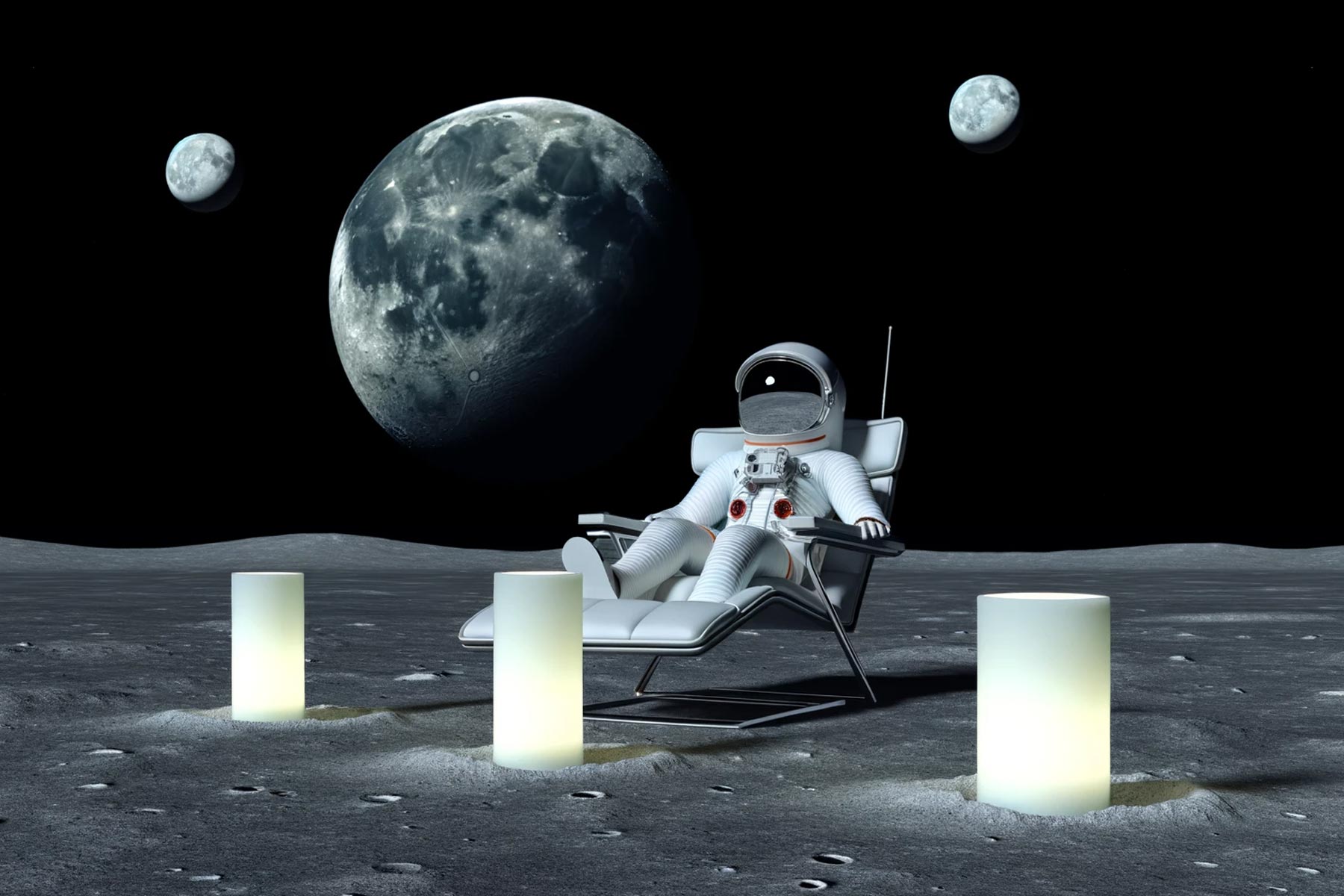 Lunar Leisure Under the Stars