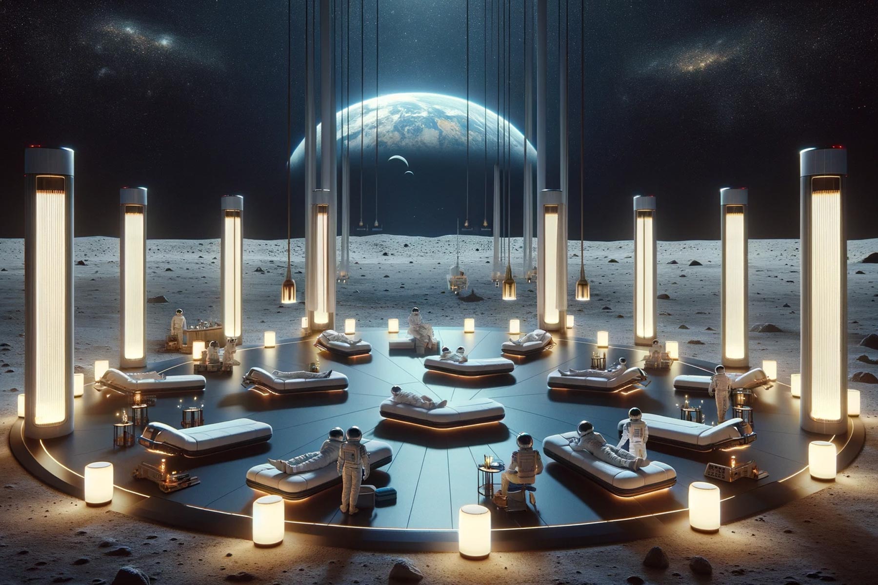 Lunar Lounge: A Vision of Future Space Exploration