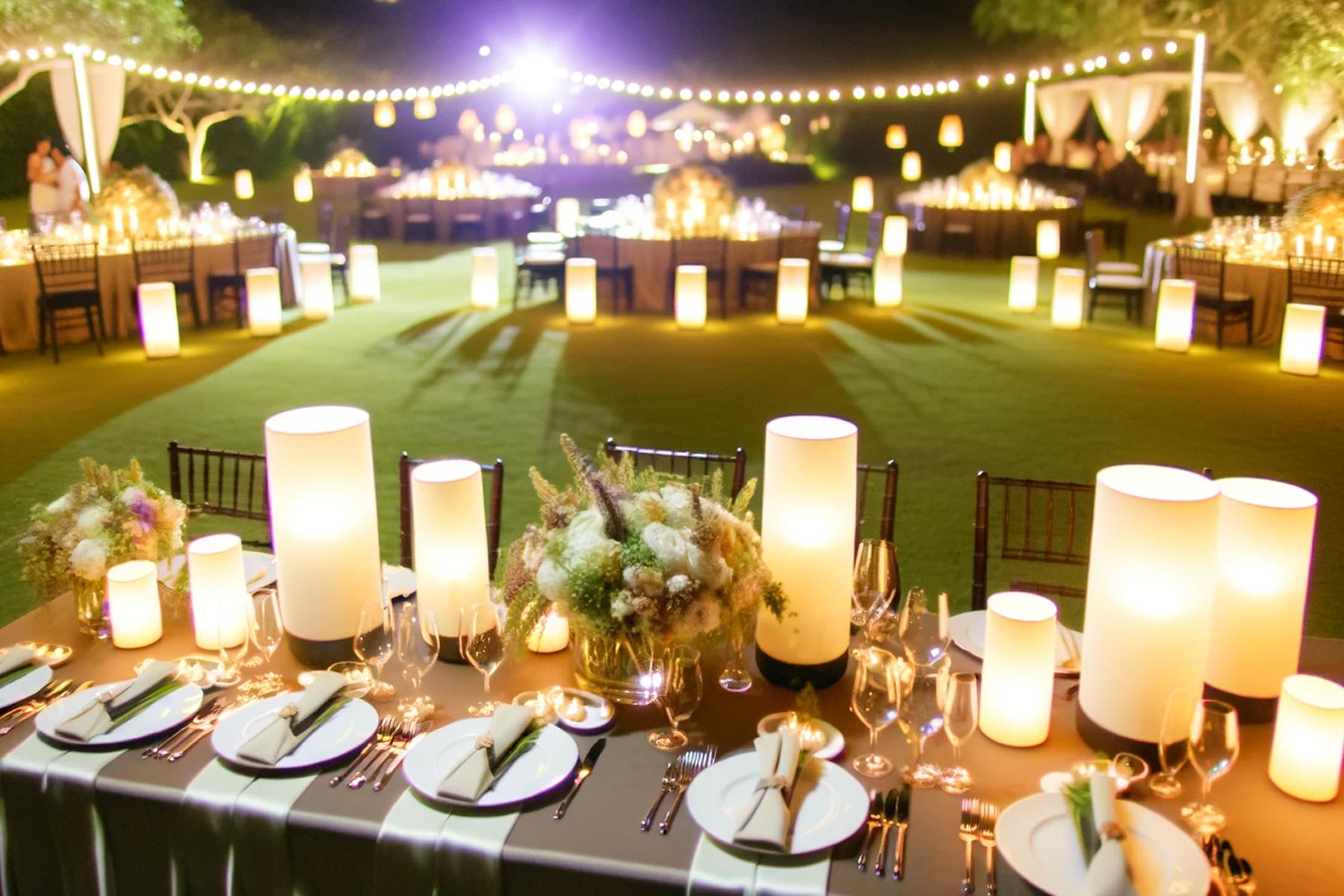 Illuminated Garden Banquet