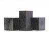 Black Mottled Square Pillar Candles
